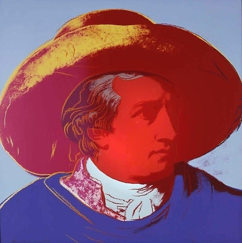 Andy Warhol - Goethe F.S. II 271, 1982