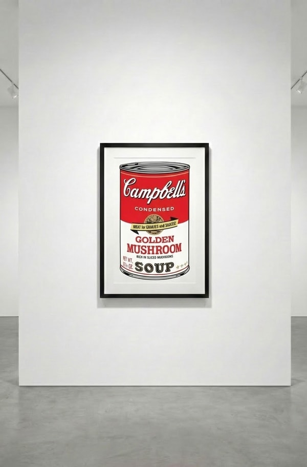 Andy Warhol - Golden Mushroom Soup F.S. II 62, 1969, Screen print