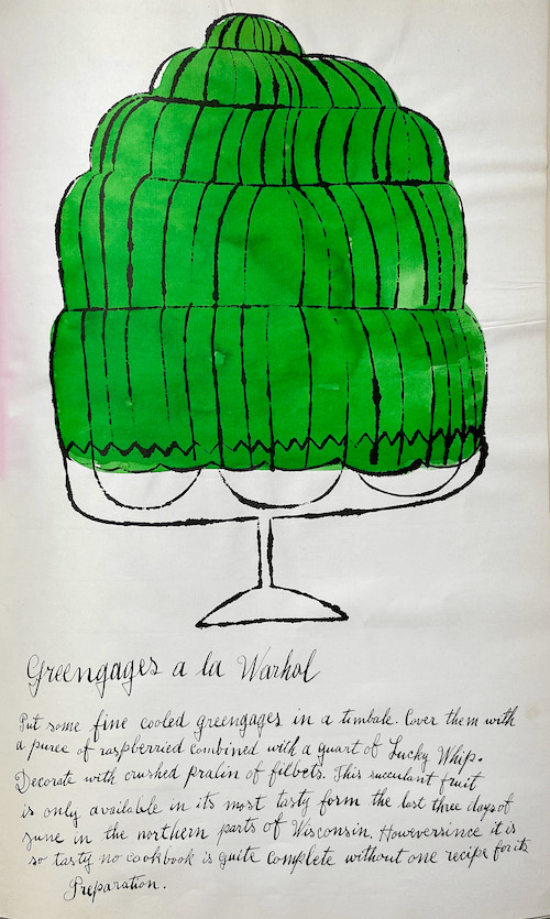 Andy Warhol - Greengauges a la Warhol F.S. IV 143A, from Wild Raspberries, 1959