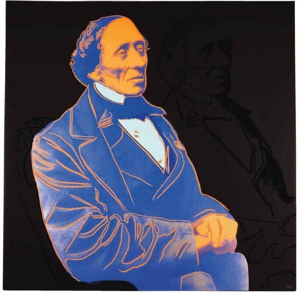 Andy Warhol - Hans Christian Andersen (F&S.II 398), 1987, Color screenprint on Lenox Museum Board
Signed and numbered in p...