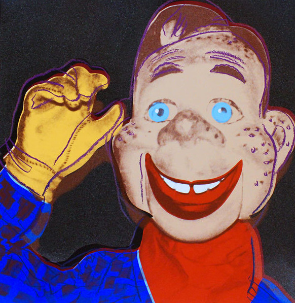 Andy Warhol - Howdy Doody F.S. II 263, from Myths, 1981, Screen print with diamond dust on Lenox Museum Board