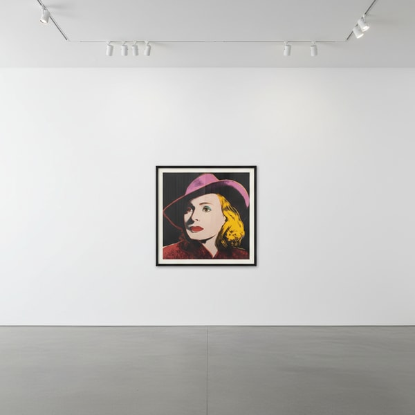 Andy Warhol - Ingrid Bergman With Hat Trial Proof TP 11/30, 1983, Screen print on Lenox Museum Board