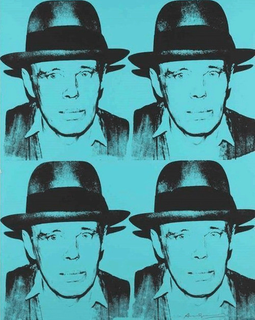 Andy Warhol - Joseph Beuys F.S. II 242 , State I, 1980-83, Screen print on Lenox Museum Board