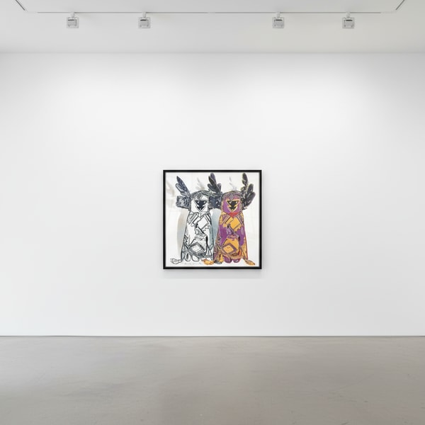 Andy Warhol - Kachina Dolls F.S. II 381, from Cowboys and Indians, 1986, Screen print on Lenox Museum Board