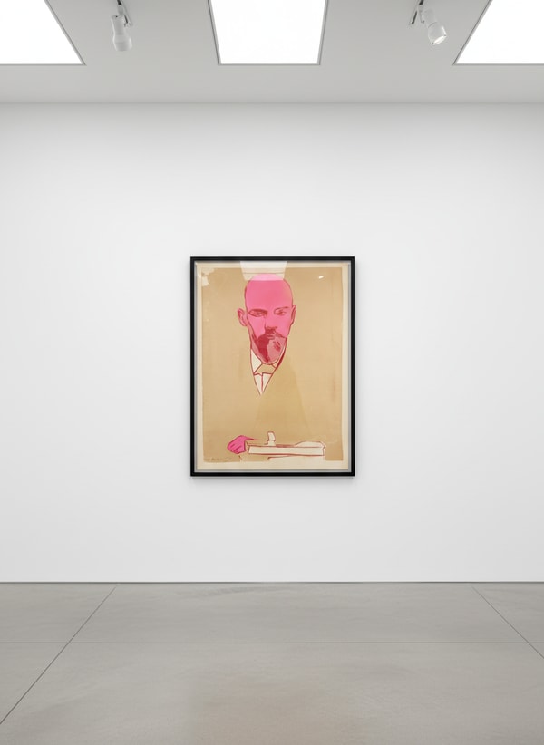 Andy Warhol - Lenin TP Trial Proof  2/46, 1987, Screen print on Arches 88 paper