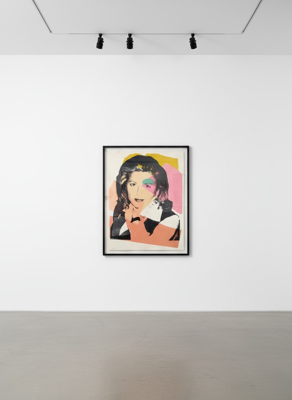 Andy Warhol - Marcia Weisman (F & S II. 122), 1975, Screenprint on Arches Aquarelle Paper
Initialed in pencil lower left