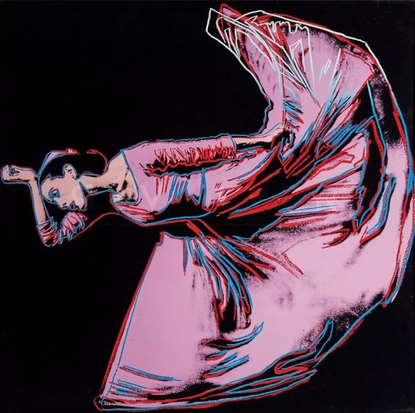 Andy Warhol - Martha Graham (F.S. II 389) Letter To The World (The Kick), 1986