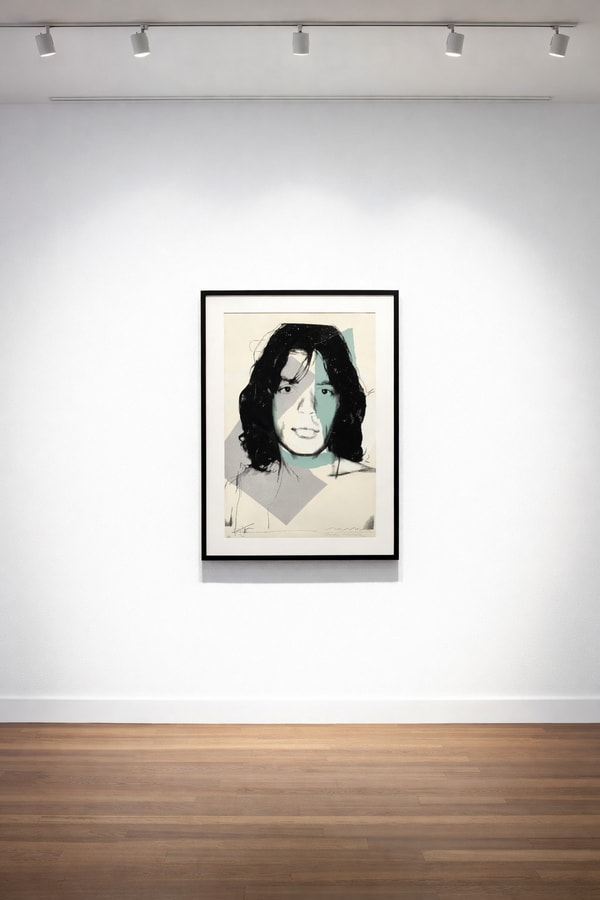 Andy Warhol - Mick Jagger F.S. II 138, 1975, Screen print on Arches Aquarelle (Rough) paper