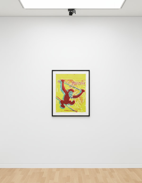 Andy Warhol - Monkey from Toy Paintings, 1983