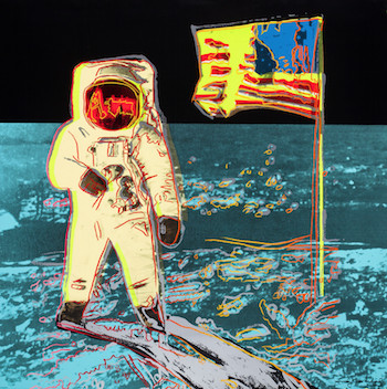 Andy Warhol - Moonwalk Yellow 404, 1987