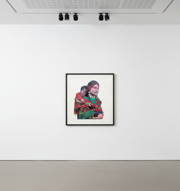 Andy Warhol - Mother and Child F.S. II 383, from Cowboys and Indians, 1986, Screen print on Lenox Museum Board