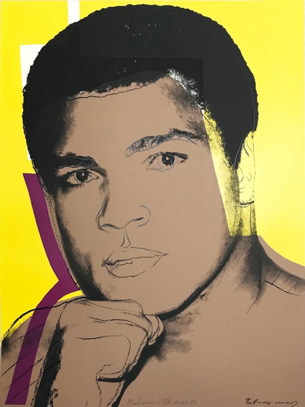 Andy Warhol - Muhammad Ali F.S. II 182, 1978, Screen print