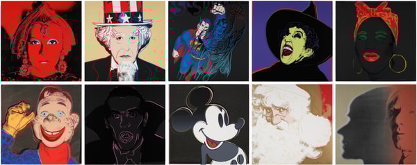 Andy Warhol - Myths F.S. II 258-267, 1981