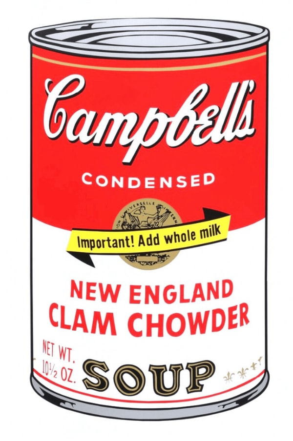 Andy Warhol - New England Clam Chowder Soup F.S. II 57, 1969