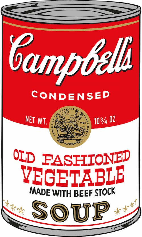 Andy Warhol - Old Fashioned Vegetable Soup F.S. II 54, 1969