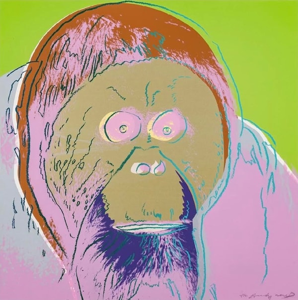 Andy Warhol - Orangutan F.S. II 299, 1983