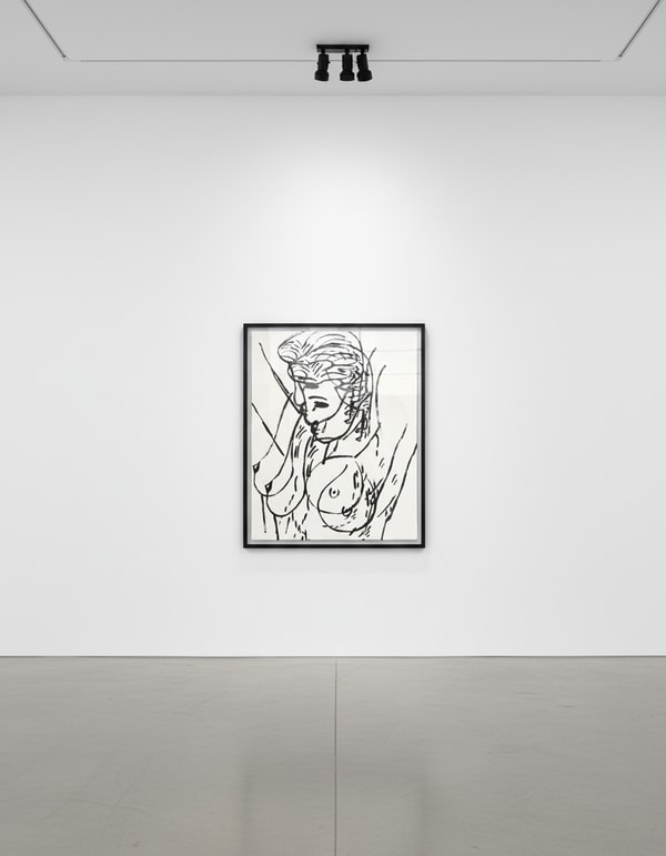 Andy Warhol - Physiological Diagram Double Exposure, 1985-86, Acrylic on canvas