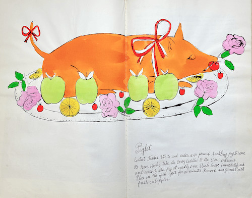 Andy Warhol - Piglet F.S. IV 134A, from Wild Raspberries, 1959