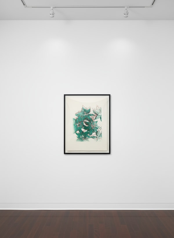 Andy Warhol - Poinsettias F.S. IIIA 51, 1983, Screen Print on Saunders Waterford (Hot Pressed) Paper