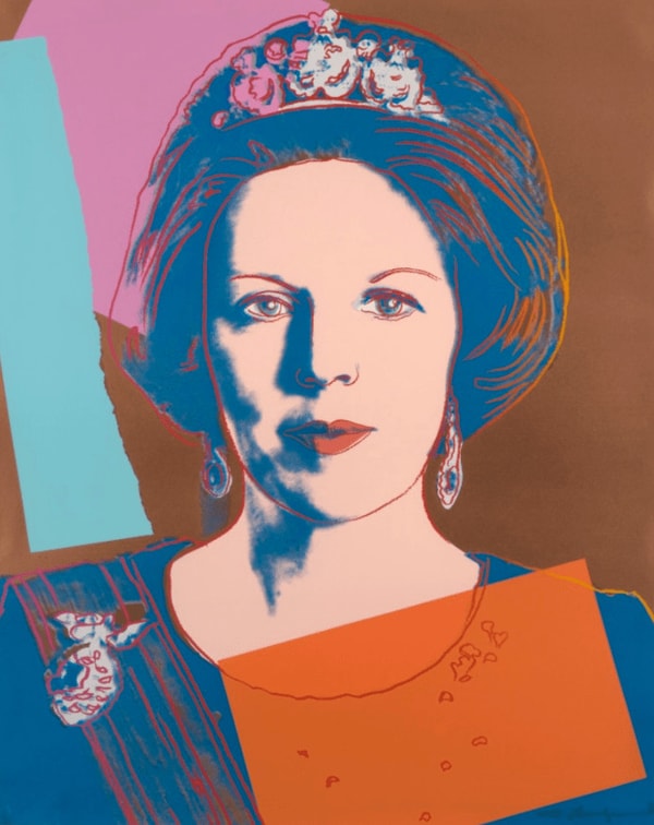 Andy Warhol - Queen Beatrix of the Netherlands F.S. II 338, from Reigning Queens, 1985
