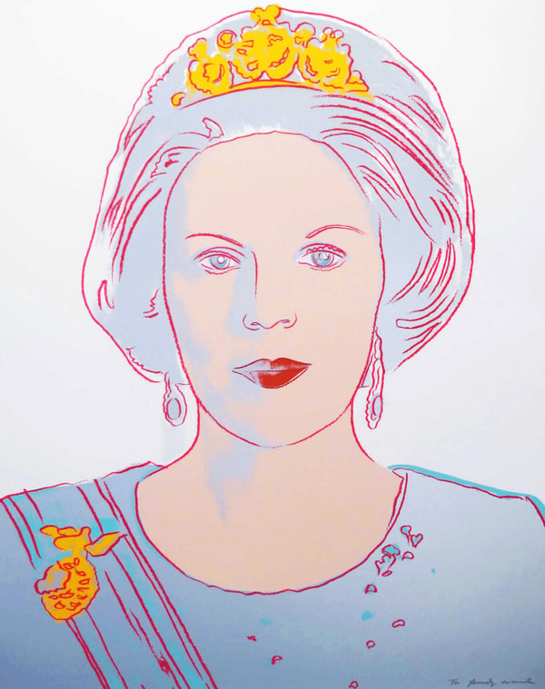 Andy Warhol - Queen Beatrix of the Netherlands F.S. II 339, from Reigning Queens, 1985