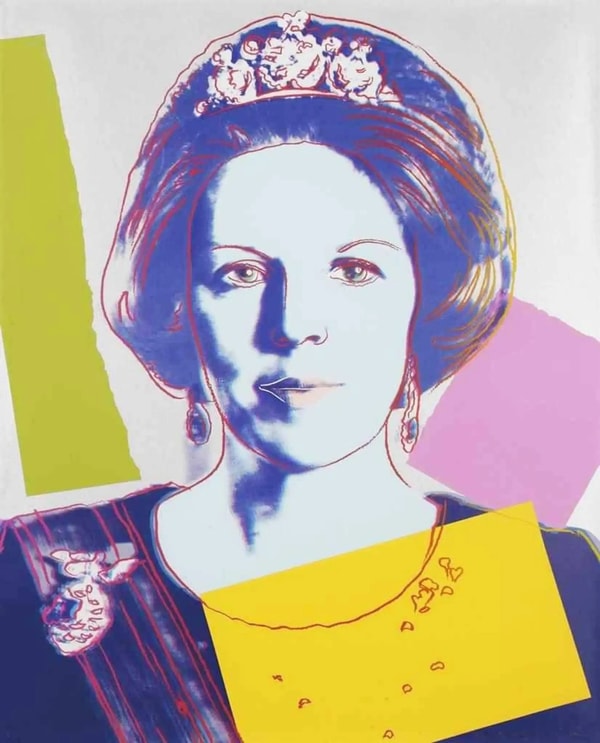 Andy Warhol - Queen Beatrix of the Netherlands F.S. II 340, from Reigning Queens, 1985