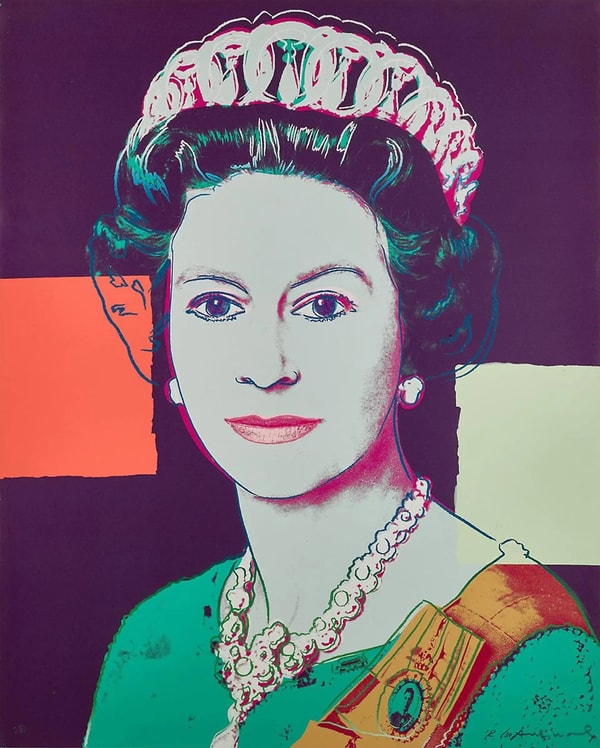Andy Warhol - Queen Elizabeth II F.S. II 335, from Reigning Queens, 1985