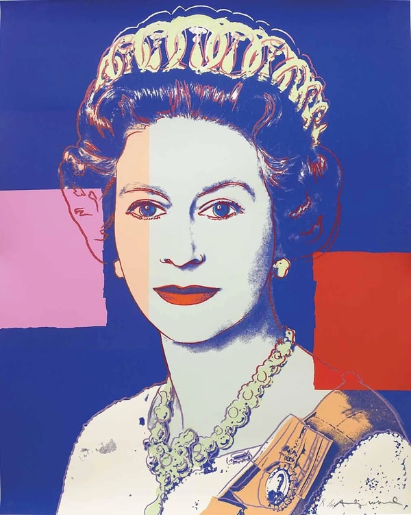 Andy Warhol - Queen Elizabeth II F.S. II 337, from Reigning Queens, 1985