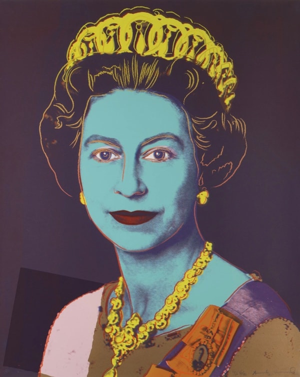 Andy Warhol - Queen Elizabeth Trial Proof TP 12/30 from Reigning Queens, 1985