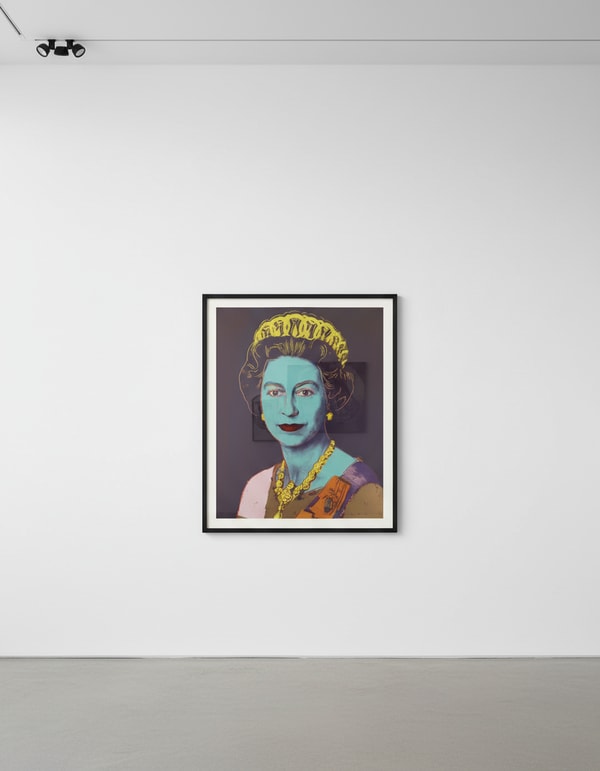 Andy Warhol - Queen Elizabeth Trial Proof TP 12/30 from Reigning Queens, 1985, Screen print on Lenox Museum Board
