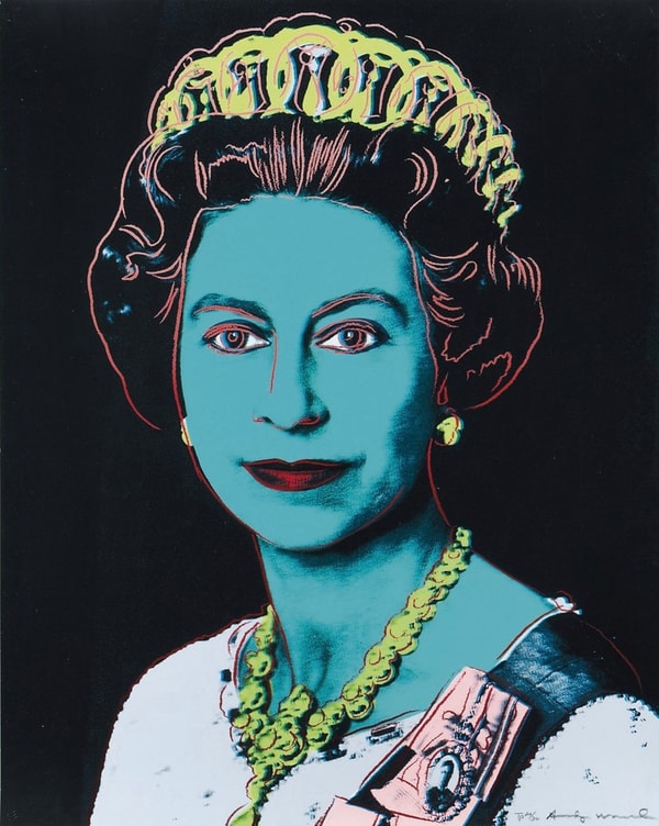 Andy Warhol - Queen Elizabeth Trial Proof TP 29/30 from Reigning Queens, 1985