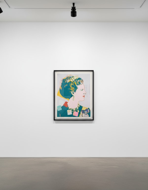 Andy Warhol - Queen Margrethe II of Denmark F.S. II 342, from Reigning Queens, 1985, Screen print on Lenox Museum Board