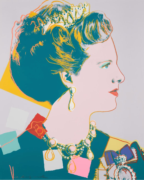 Andy Warhol - Queen Margrethe II of Denmark F.S. II 342, from Reigning Queens, 1985