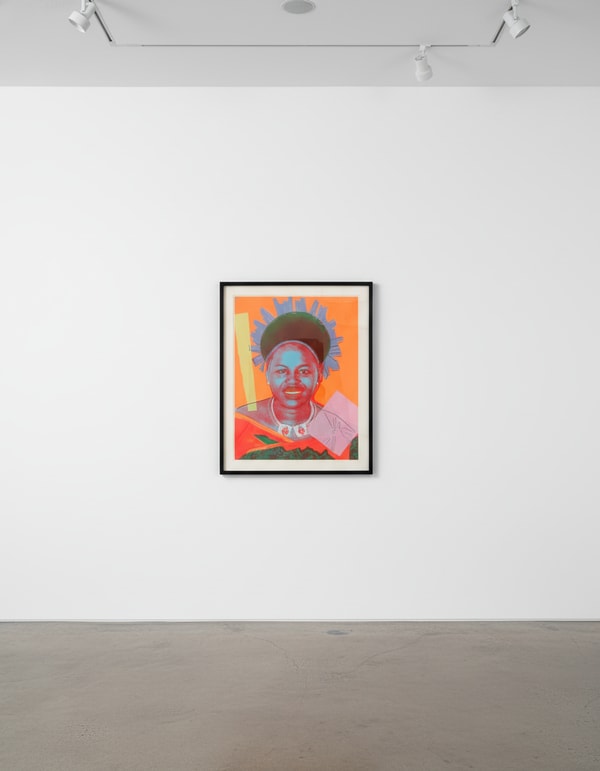 Andy Warhol - Queen Ntombi Twala of Swaziland F.S. II 346, from Reigning Queens, 1985, Screen print on Lenox Museum Board