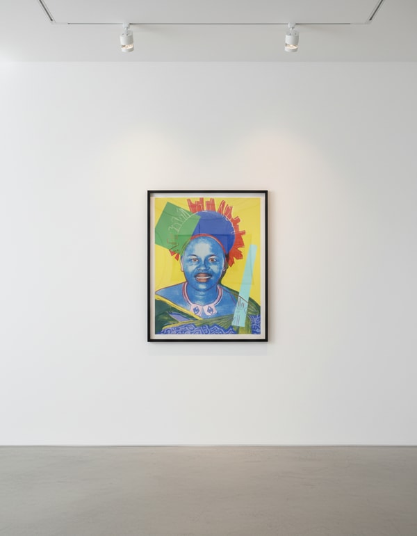 Andy Warhol - Queen Ntombi Twala of Swaziland F.S. II 348, from Reigning Queens, 1985, Screen print on Lenox Museum Board