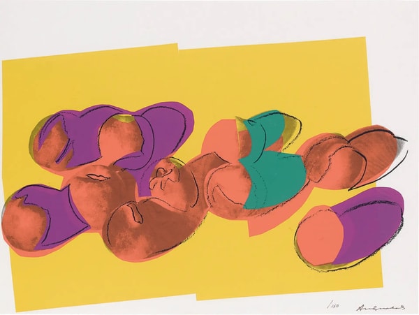 Andy Warhol - Space Fruit: Still Lifes, Peaches F.S. II 202, 1979
