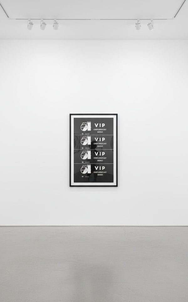 Andy Warhol - Studio 54 Complimentary Drink Invitation F.S. IIIA 16, 1978, Screen Print on Paper