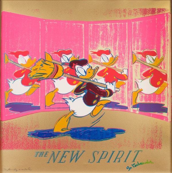 Andy Warhol - The New Spirit Donald Duck FS. II 357 from Ads, 1985