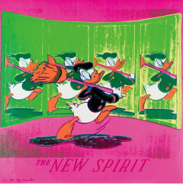 Andy Warhol - The New Spirit Donald Duck Trial Proof  11/30 from Ads, 1985