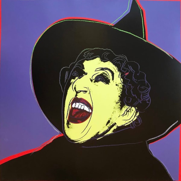 Andy Warhol - The Witch F.S II 261 from Myths, 1981, Screen print with diamond dust on Lenox Museum Board