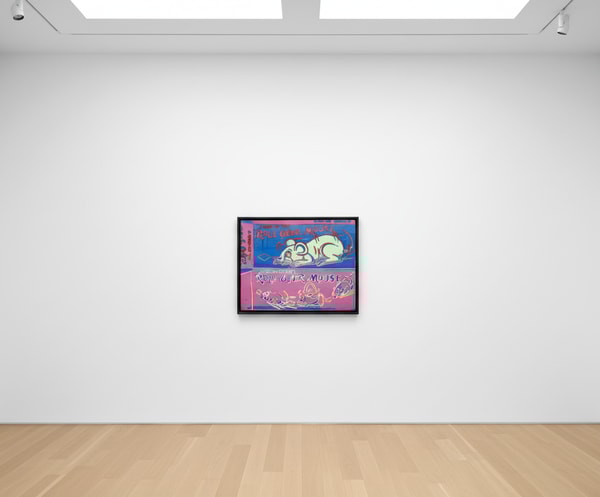 Andy Warhol - Toy Painting Roll Over Mouse, 1983, Acrylic Screen Print
Unique 
Signed and dated by artist