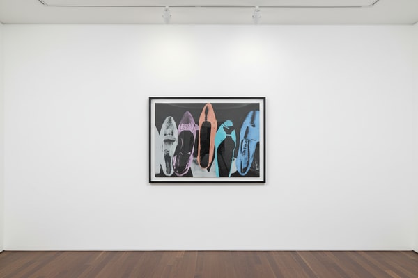 Andy Warhol - Diamond Dust Shoes (Unique), Screen print with diamond dust