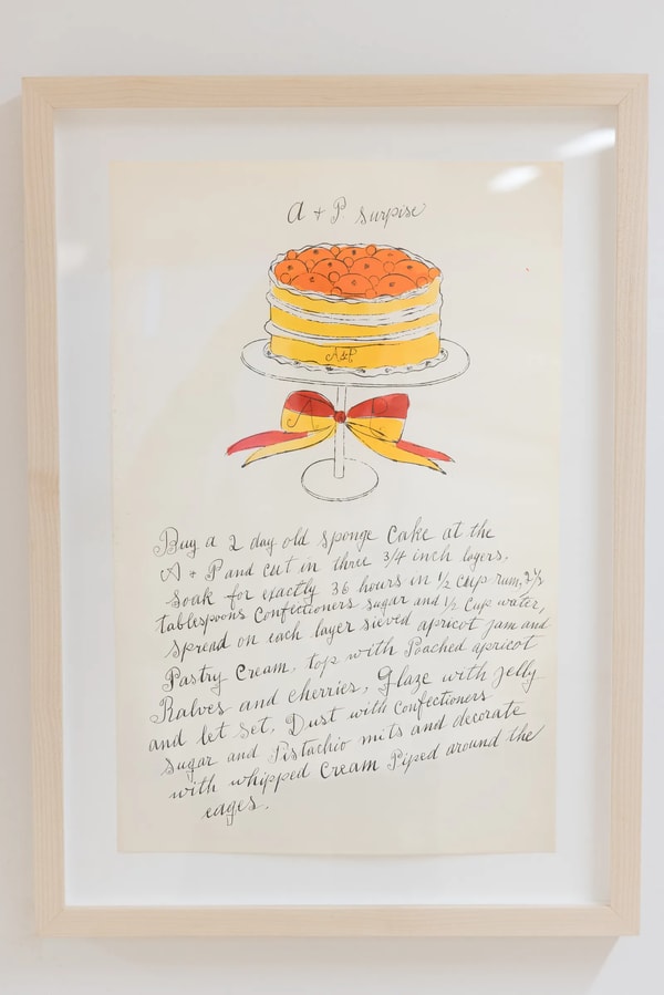 Andy Warhol - A + P . Surprise F.S. IV 127A, from Wild Raspberries, 1959