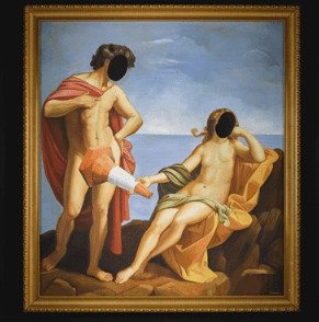 Banksy - Bacchus At The Seaside, 2009
