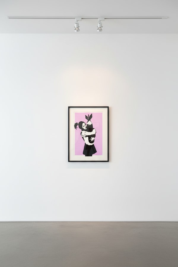 Banksy - Bomb Hugger  (Signed), 2003