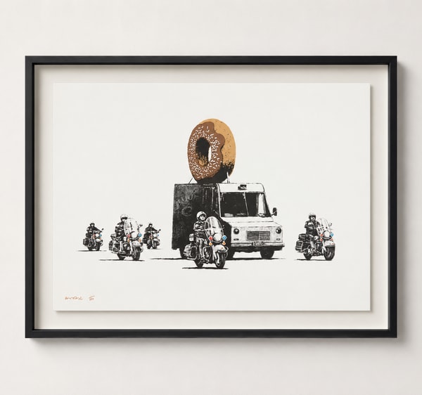 Banksy - Chocolate Donut (Signed), 2009