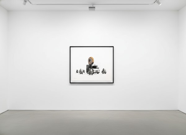 Banksy - Chocolate Donut (Signed), 2009, Screen print
