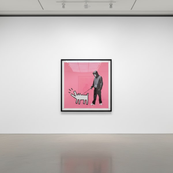 Banksy - Choose Your Weapon Bright Pink, 2010