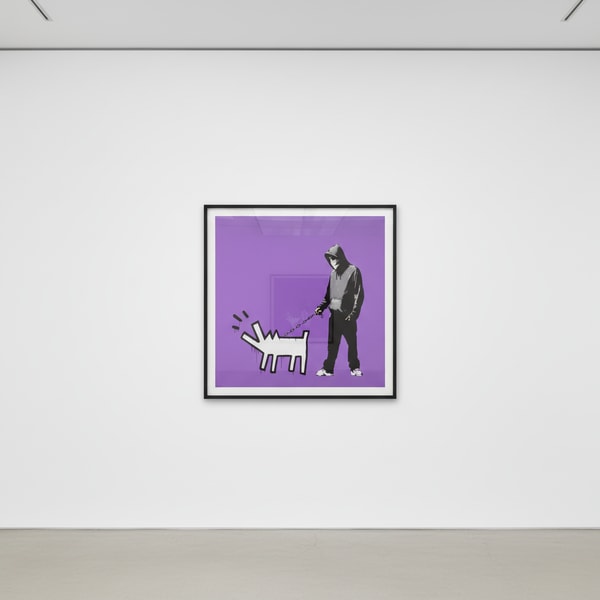 Banksy - Choose Your Weapon Bright Purple, 2010