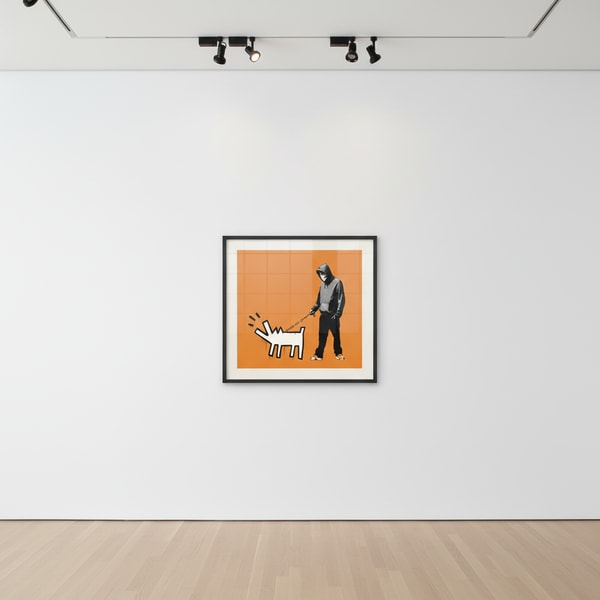 Banksy - Choose Your Weapon Dark Orange, 2010